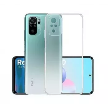 Evelatus Xiaomi Redmi Note 10/10S/Poco M5s Military Shockproof silicone hoesje TPU transparant