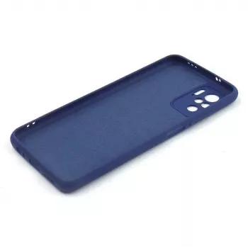 Evelatus Xiaomi Redmi Note 10S / Poco M5s Nano silicone hoesje Soft Touch TPU blauw