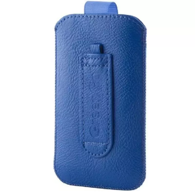 GreenGo Samsung Galaxy Note 2 Mono XXXXL flipcase blauw