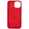 Evelatus Apple iPhone 13 premium soft touch siliconenhoes karmijn