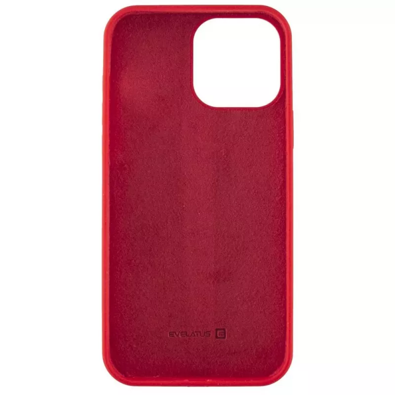 Evelatus Apple iPhone 13 Pro Max premium soft touch siliconenhoes Chinese red