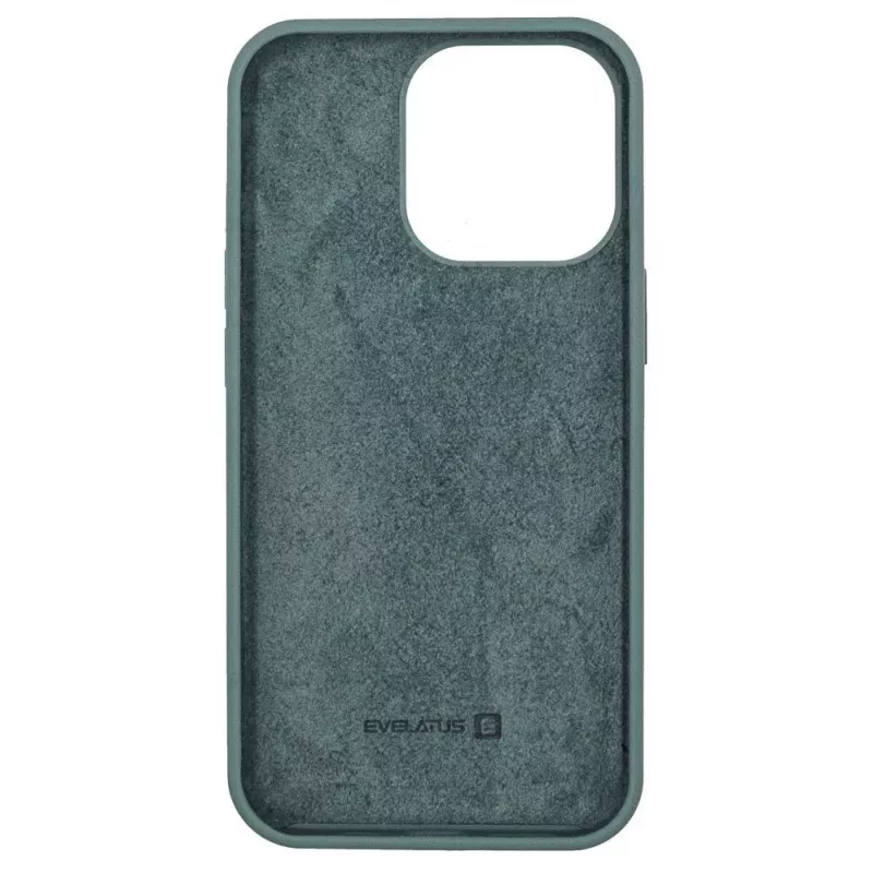 Evelatus Apple iPhone 13 Pro Max premium soft touch siliconenhoes pine green