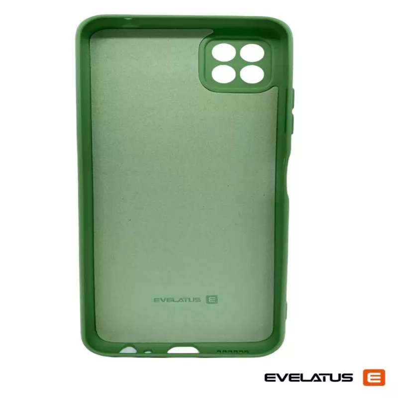 Evelatus Samsung Galaxy A22 5G Premium Soft Touch Siliconen Hoesje Groen