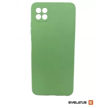 Evelatus Samsung Galaxy A22 5G Premium Soft Touch Siliconen Hoesje Groen