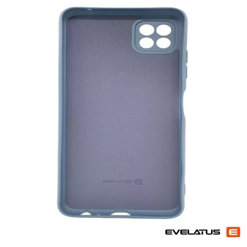 Evelatus Premium Soft Touch Siliconen Hoesje voor Samsung Galaxy A22 5G - Grijs