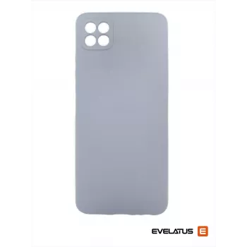 Evelatus Premium Soft Touch Siliconen Hoesje voor Samsung Galaxy A22 5G - Grijs