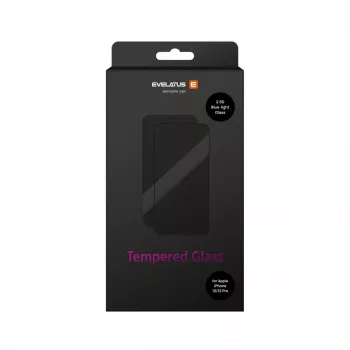 Evelatus Apple iPhone 12/12 Pro 0,33mm Flat Clear Tempered Glass Screenprotector met Japan Glue Anti-Static