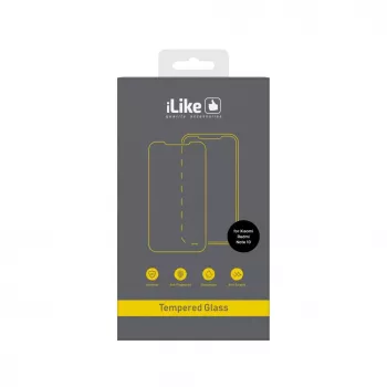 iLike Gehard glas screenprotector voor Xiaomi Redmi Note 10 Pro, clear, 0,33 mm, 9H-hardheid