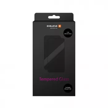 EVELATUS Matte 2.5D Silk Cover Tempered Glass screenprotector voor Apple iPhone 7 Plus/8 Plus, antistatisch, Japan Glue