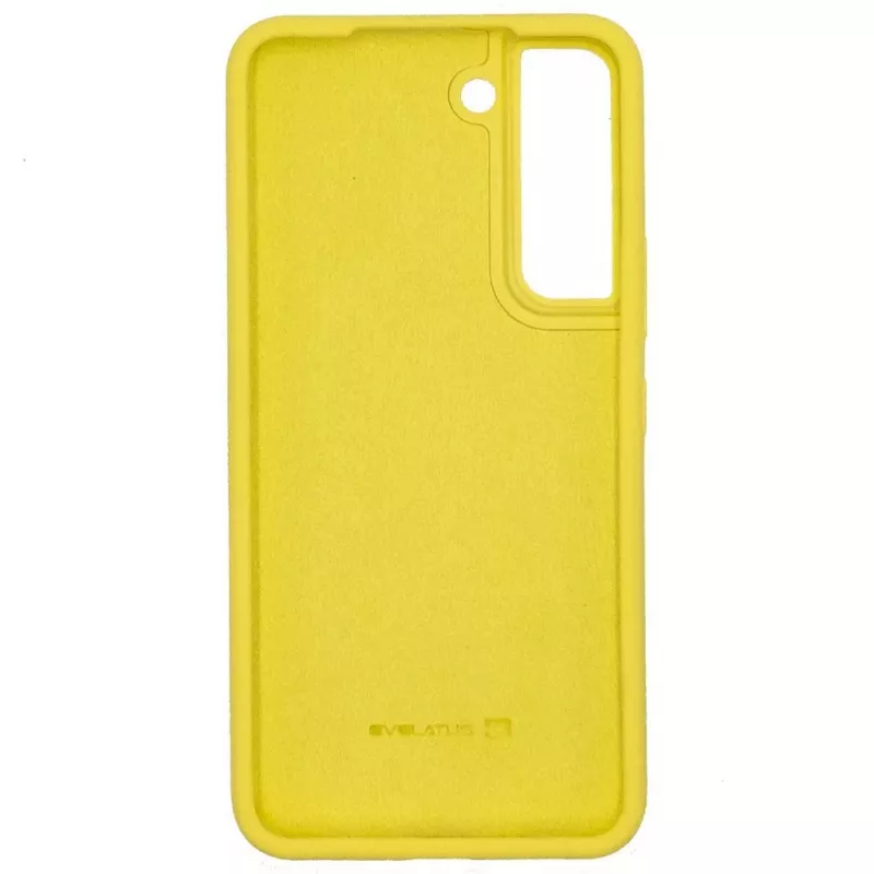Evelatus Samsung Galaxy S22 Premium Soft Touch siliconen case geel