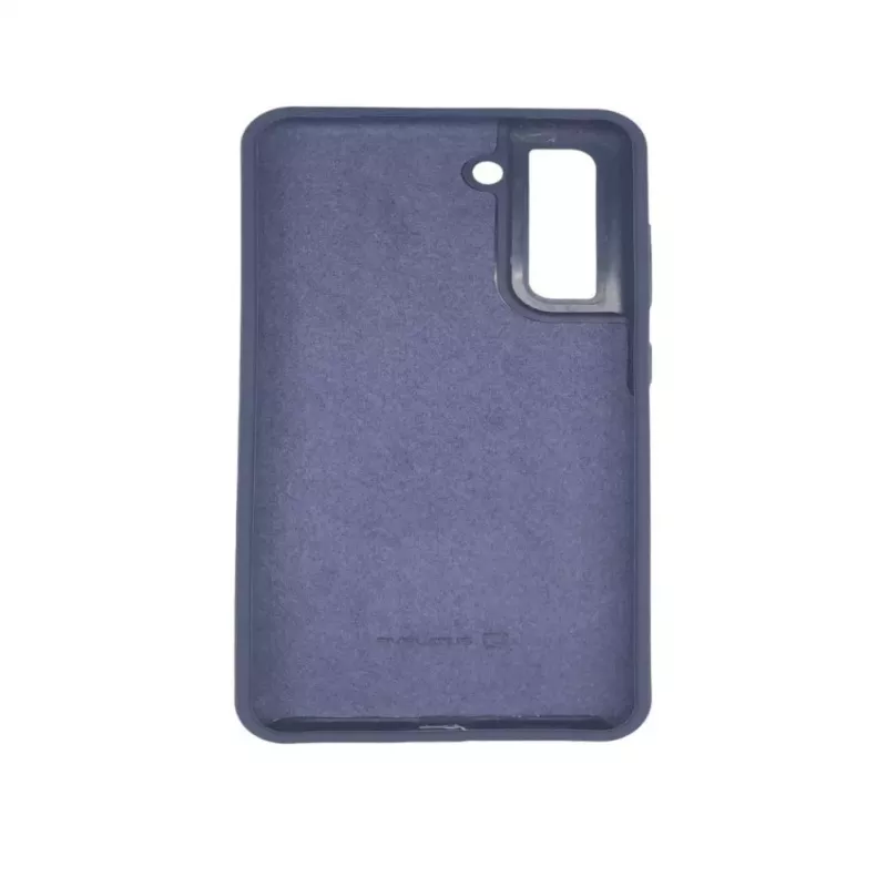 Evelatus Samsung Galaxy S21 FE Premium Soft Touch siliconen case marineblauw