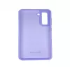 Evelatus Samsung Galaxy S21 FE Premium Soft Touch siliconen case lichtpaars