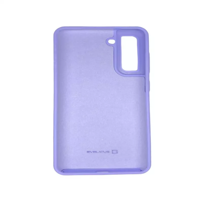 Evelatus Samsung Galaxy S21 FE Premium Soft Touch siliconen case lichtpaars
