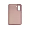 Evelatus Samsung Galaxy S21 FE Premium Soft Touch siliconen case Pink Sand
