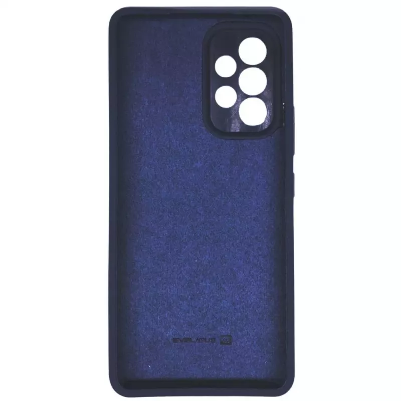 Evelatus Samsung Galaxy A73 5G Premium Soft Touch siliconenhoes marineblauw