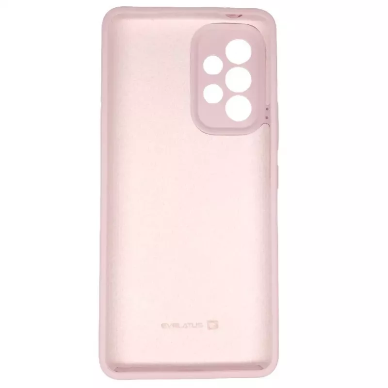 Evelatus Samsung Galaxy A73 5G Premium Soft Touch siliconen case Pink Sand