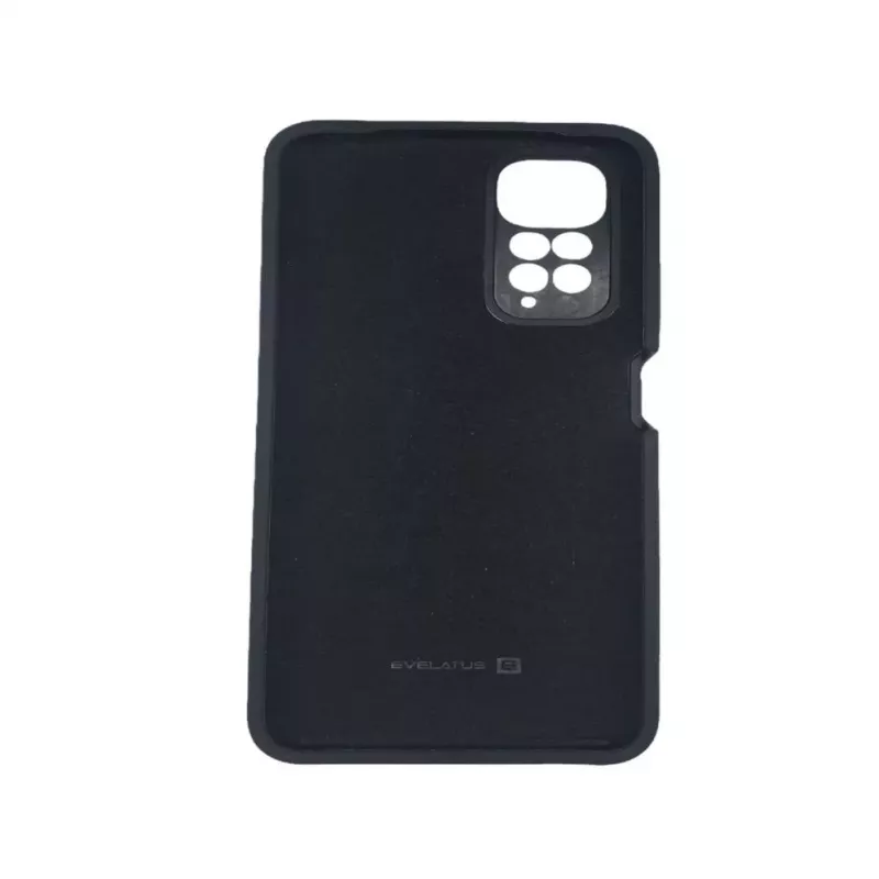 Evelatus Xiaomi Redmi Note 11/11S Premium Soft Touch siliconen case zwart