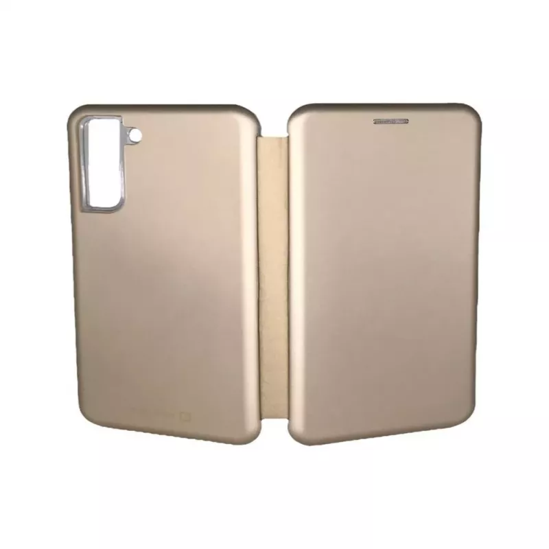 Evelatus Samsung Galaxy S21 FE Book Case goud