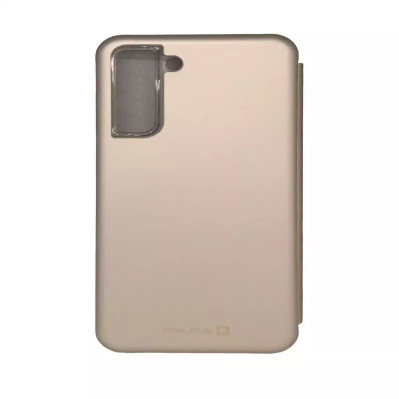 Evelatus Samsung Galaxy S21 FE Book Case goud