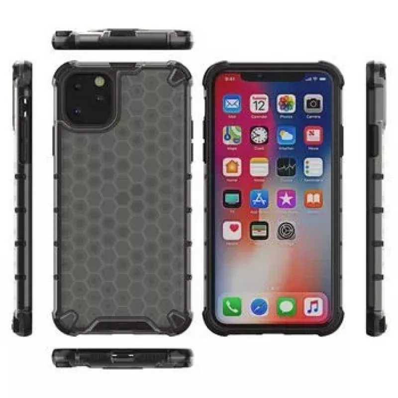 iLike Samsung Galaxy A13 Protect honingraatcase zwart