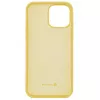 Evelatus Apple iPhone 12 Pro Max Premium Soft Touch silicone case geel