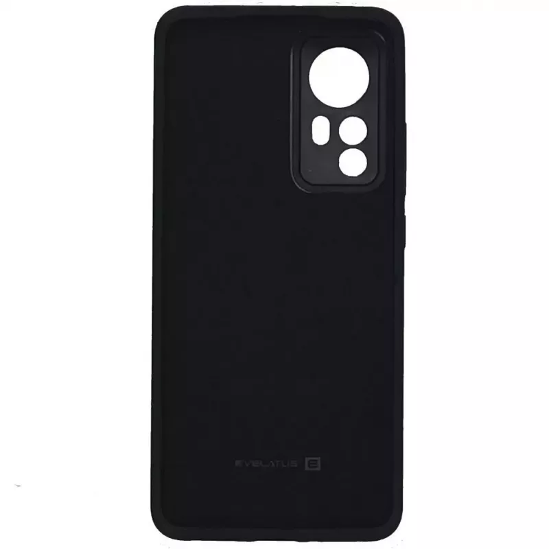 Evelatus Xiaomi 12 Pro Nano silicone case Soft Touch TPU zwart