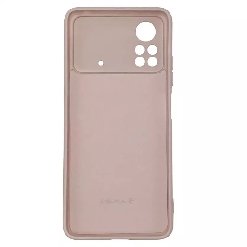 Evelatus Xiaomi Poco X4 Pro 5G Nano silicone hoesje Soft Touch TPU beige