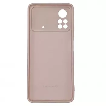 Evelatus Xiaomi Poco M4 Pro Nano silicone hoesje Soft Touch TPU beige