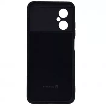 Evelatus Xiaomi Poco M4 5G Nano silicone hoesje Soft Touch TPU zwart