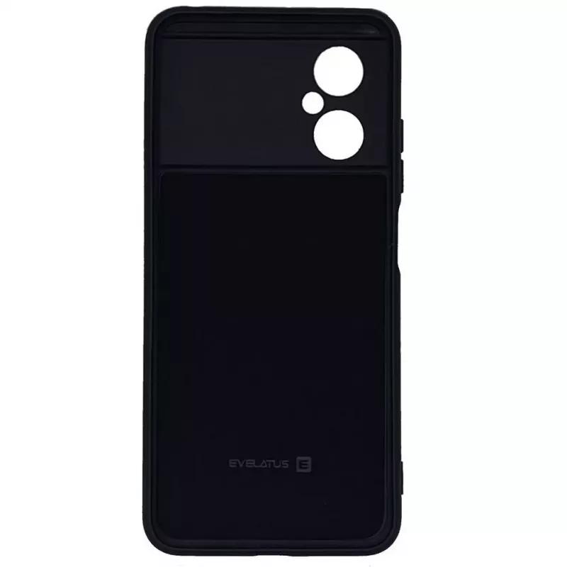 Evelatus Xiaomi Poco M4 5G Nano silicone hoesje Soft Touch TPU zwart