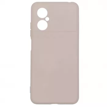Evelatus Xiaomi Poco M4 5G Nano silicone hoesje Soft Touch TPU beige
