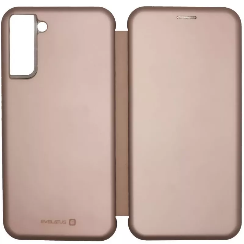 Evelatus Samsung Galaxy S21 FE Book Case Roségoud
