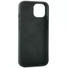 Evelatus Apple iPhone 14 6.1 Premium Soft Touch Silicone Hoes Donkergroen