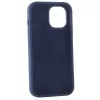 Evelatus Apple iPhone 14 6.1 Premium Soft Touch Silicone Case Diep Marineblauw
