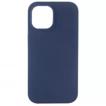 Evelatus Apple iPhone 14 6.1 Premium Soft Touch Silicone Case Diep Marineblauw