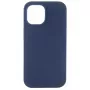 Evelatus Apple iPhone 14 6.1 Premium Soft Touch Silicone Case Diep Marineblauw