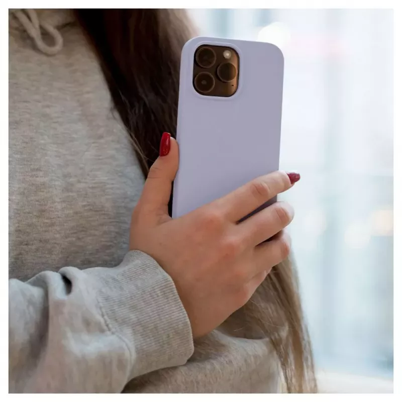 Evelatus Apple iPhone 14 Pro 6.1 Premium Soft Touch Silicone Case lila