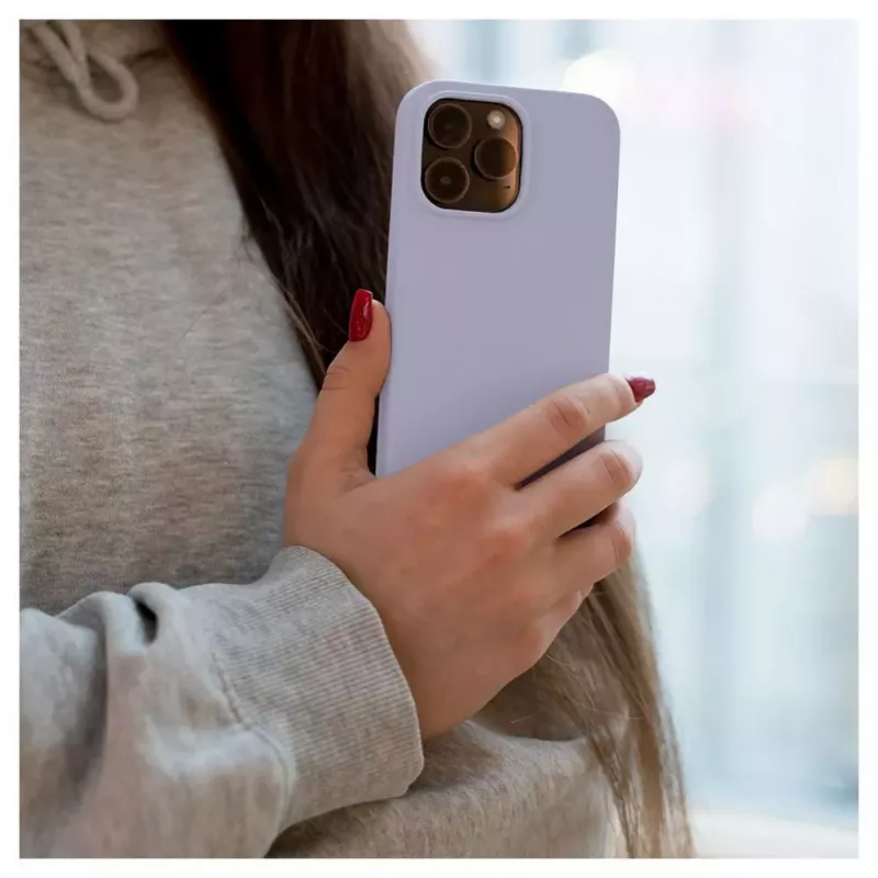Evelatus Apple iPhone 14 Pro 6.1 Premium Soft Touch Silicone Case lila