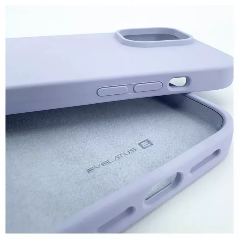 Evelatus Apple iPhone 14 Pro Max 6.7 Premium Soft Touch silicone hoesje lila