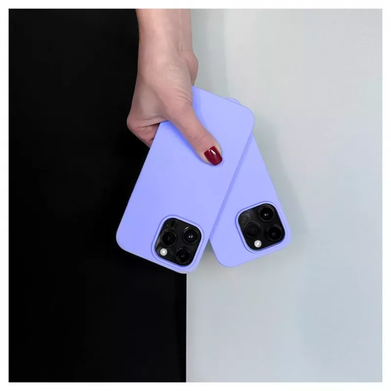 EVELATUS Apple iPhone 14 Pro Max 6.7 Premium Soft Touch Silicone Case lichtpaars