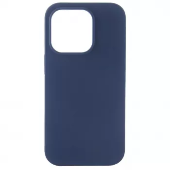 Evelatus Apple iPhone 14 Pro Max 6.7 Premium Soft Touch Silicone Case diep marineblauw