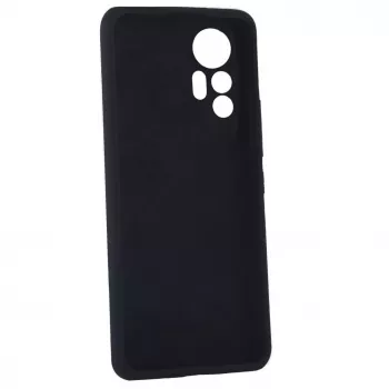 Evelatus Xiaomi 12 Lite Premium Soft Touch silicone hoesje zwart