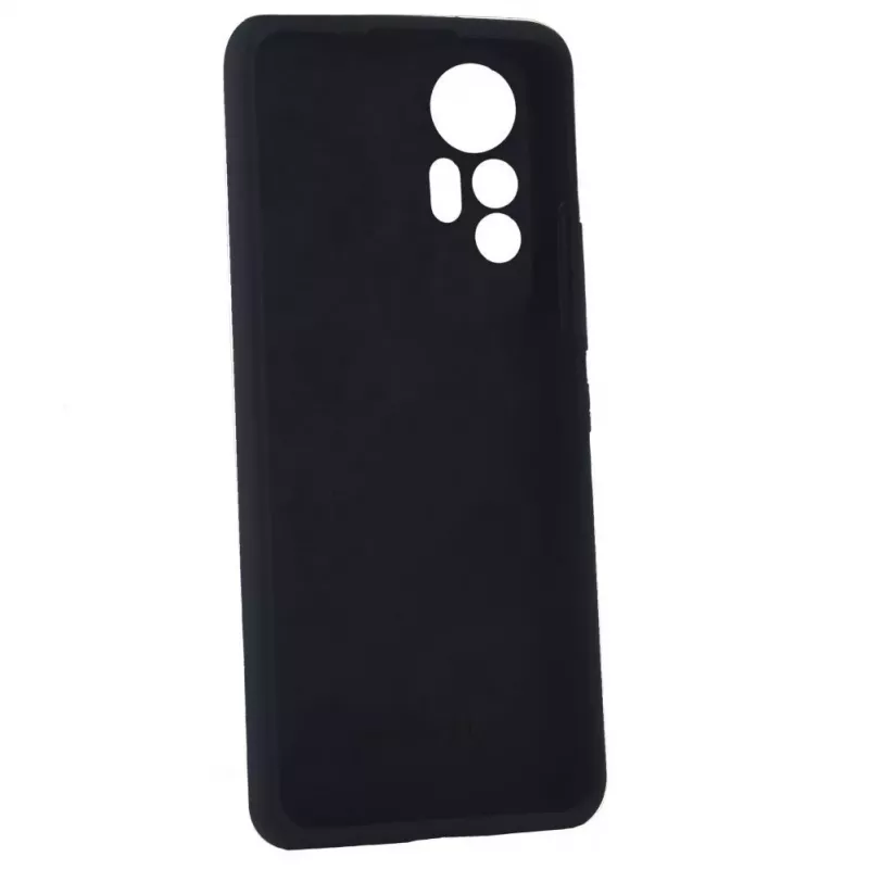 Evelatus Xiaomi 12 Lite Premium Soft Touch silicone hoesje zwart