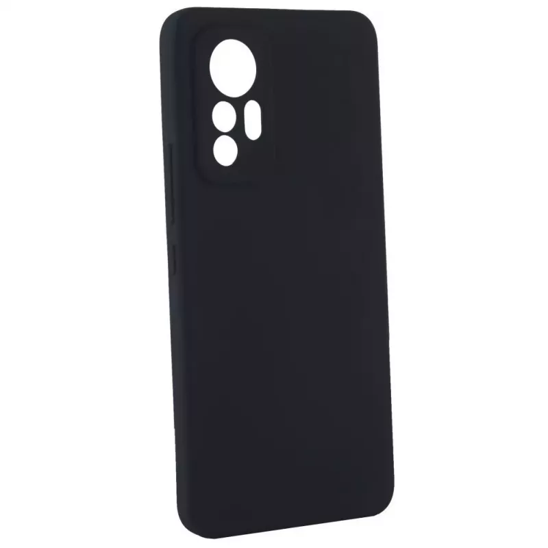 Evelatus Xiaomi 12 Lite Premium Soft Touch silicone hoesje zwart