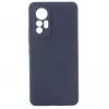 Evelatus Xiaomi 12 Lite Premium Soft Touch silicone hoesje middernachtblauw