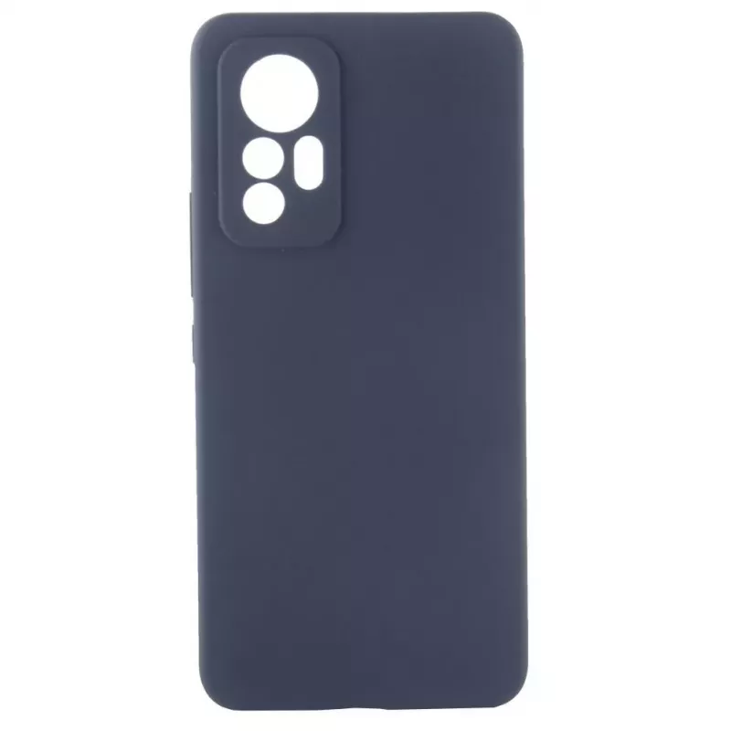 Evelatus Xiaomi 12 Lite Premium Soft Touch silicone hoesje middernachtblauw