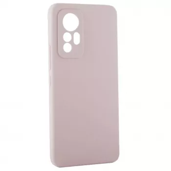 Evelatus Xiaomi 12 Lite Premium Soft Touch silicone hoesje zandroze