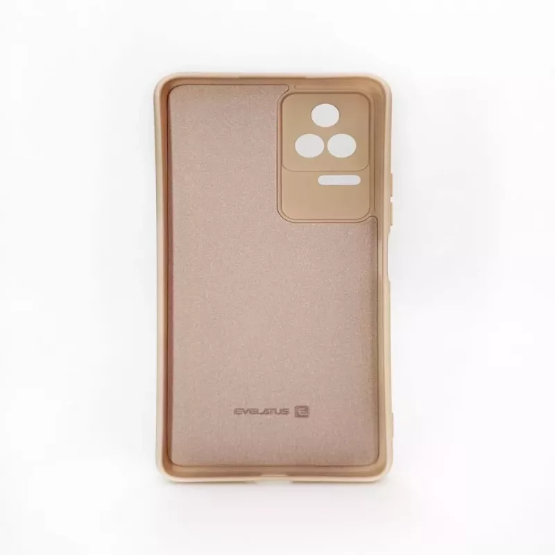 Evelatus Xiaomi POCO F4 Nano Siliconen Hoesje Soft Touch TPU Beige