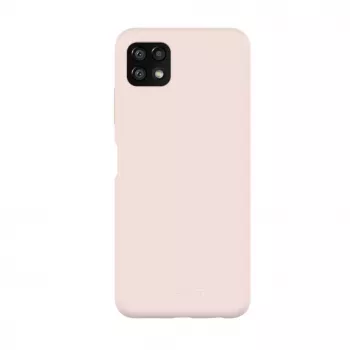 Evelatus Samsung Galaxy A22 5G Premium Soft Touch silicone hoesje pink sand