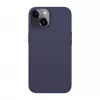 Evelatus Apple iPhone 14 echt leren hoesje met MagSafe blauw